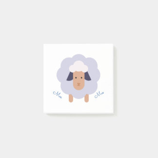 Personalised sheep post-it notes