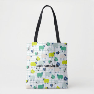 Personalised Sheep Tote Bag