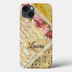Personalised  Sheet Music Musical Notes Phone Case