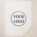 Personalised Sherpa Blanket Throw Customised Logo<br><div class="desc">You can customise it with your photo,  logo or with your text.  You can place them as you like on the customisation page. Funny,  unique,  pretty,  or personal,  it's your choice.</div>