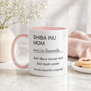 Personalised Shiba Inu Mum Mug