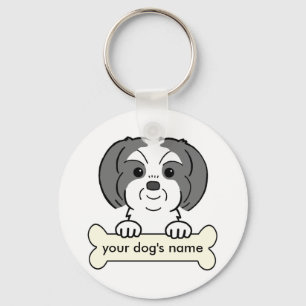 Personalised Shih Tzu Key Ring