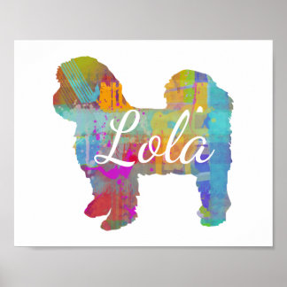 Personalised Shihtzu Shih-Tzu (Short Haired) Poster