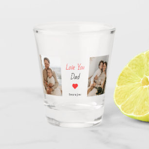 Personalised Shot Glass   Father's Day Gift