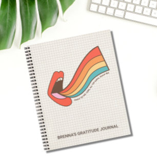 Personalised Shout to the Lord Retro Christian Notebook