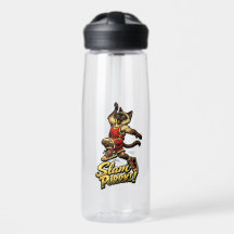 Personalised Siamese Basketball Cat Water Bottle