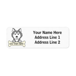 Personalised Siberian Husky