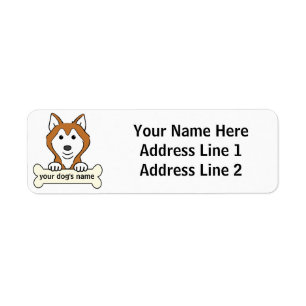 Personalised Siberian Husky