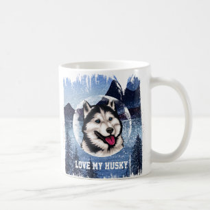 Personalised Siberian Husky Coffee Mug