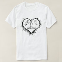 Personalised Sign Language Shirt, Custom Name Sign