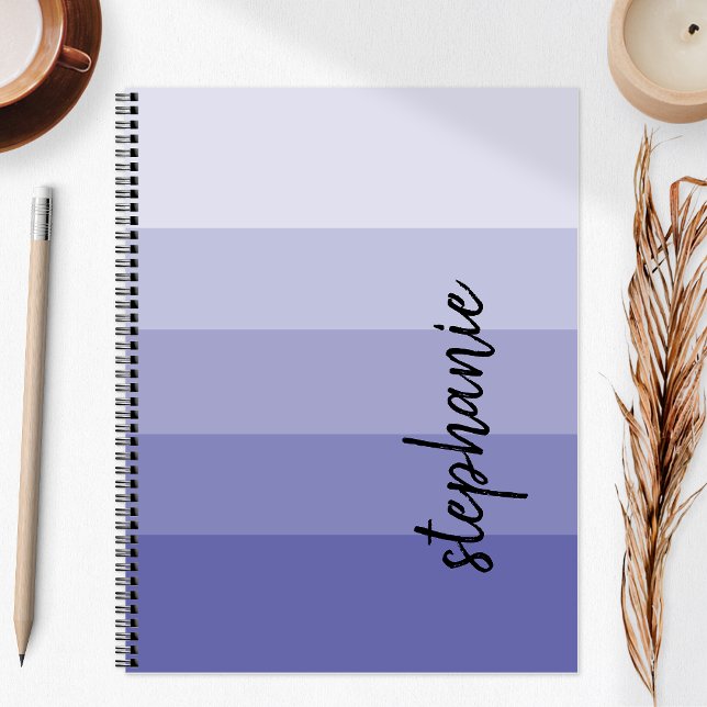 Personalised Signature Colour Block Periwinkle Planner (Creator Uploaded)