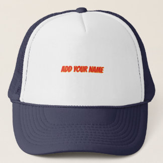 Personalised Signature Headwear Name Detail Casual Trucker Hat