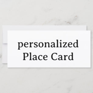 personalised Signature Matte 4" x 9" Flat Card