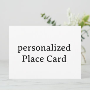 personalised Signature Matte 5.5" x 7.5"Flat Card