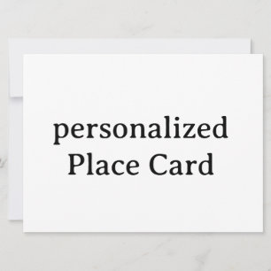 personalised Signature Matte 6.5" x 8.75"Flat Card