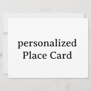 personalised Signature Matte 6.5" x 8.75"Flat Card