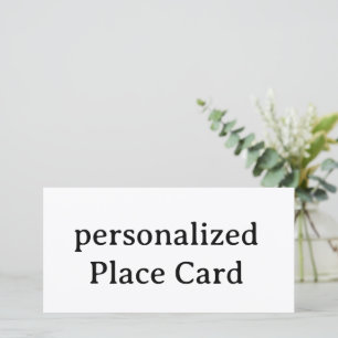 personalised Signature Matte 8" x 4"Flat Card
