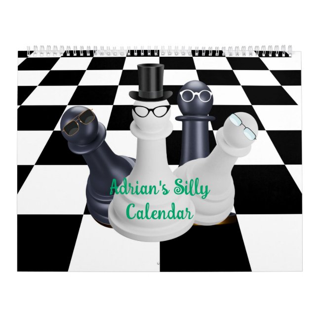 Personalised Silly Chess Calendar (Cover)