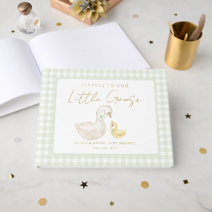 Personalised Silly Goose Bear Baby Shower Guest Book