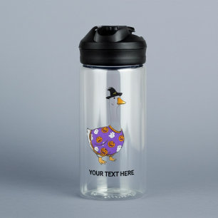 Personalised Silly Goose Halloween Spooky Fun Water Bottle