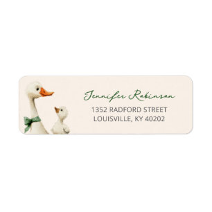 Personalised Silly Goose Return Address Labels