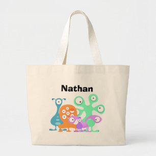 Personalised Silly MonstersTote Bag