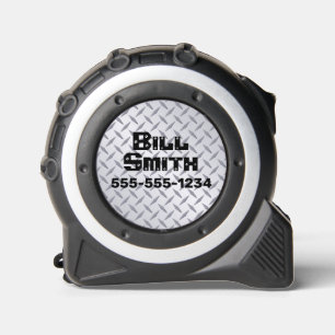 Personalised Silver Diamondplate Pattern 1