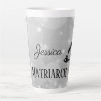 Personalised Silver Inkpot Matriarch Mother