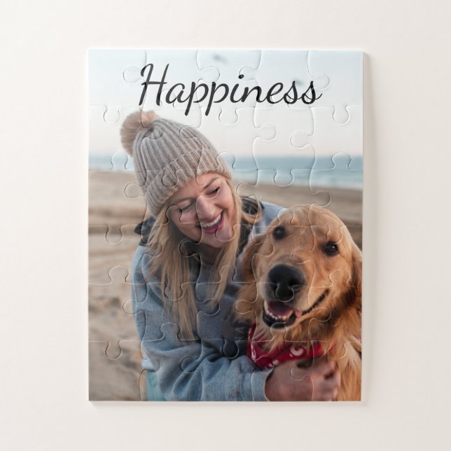 Personalised Simple And Easy Photo Jigsaw Puzzle (Vertical)