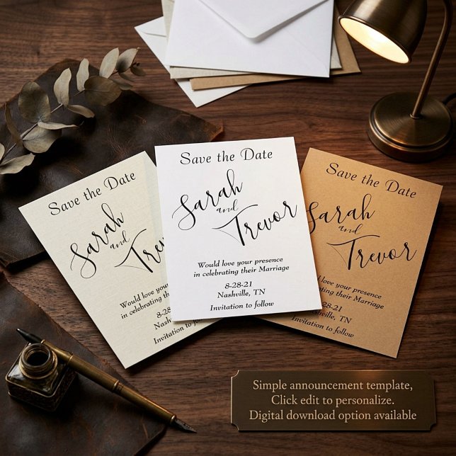Personalised simple announcement  (Creator Uploaded)