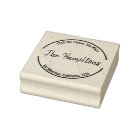 Personalised simple (circle border)