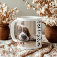 Personalised simple dog Photo and name keepsake 