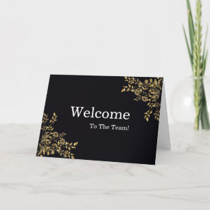 Personalised simple Elegant Welcome Card
