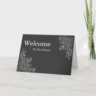 Personalised simple Elegant Welcome Card