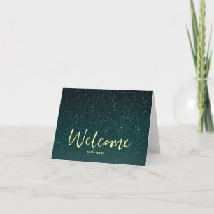 Personalised simple Elegant Welcome to the team Card
