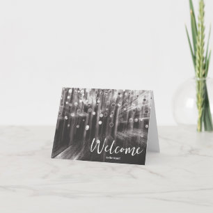 Personalised simple Elegant Welcome to the team Card
