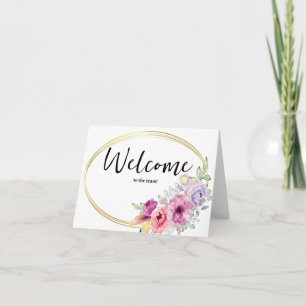 Personalised simple Elegant Welcome to the team Card