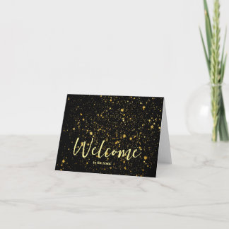 Personalised simple Elegant Welcome to the team Card