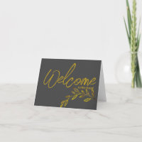 Personalised simple Elegant Welcome to the team