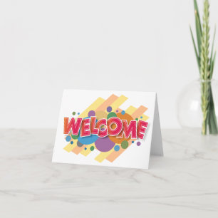 Personalised simple Elegant Welcome to the team Card