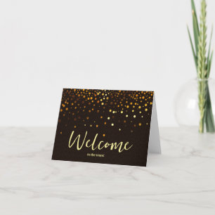 Personalised simple Elegant Welcome to the team Card