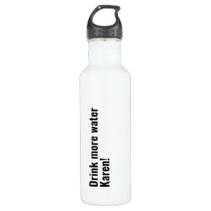 Personalised simple funny quote with your name 710 ml water bottle
