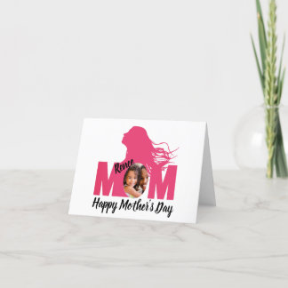 Personalised Simple Happy Mother's Day Card