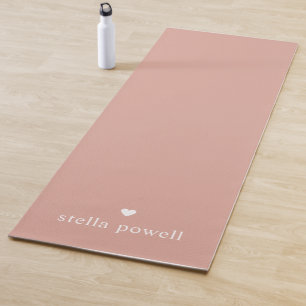 Personalised Simple Heart Yoga Mat