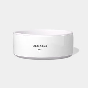 personalised simple monogram add your name wedding bowl