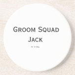 personalised simple monogram add your name wedding coaster<br><div class="desc">design</div>