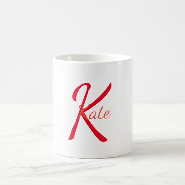 personalised simple monogram name bridesmaid   coffee mug (Center)