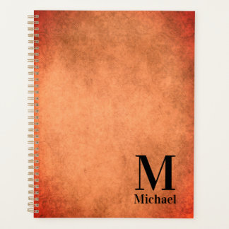 Personalised Simple Monogrammed Planner