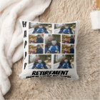 Personalised Simple Retirement 9 Photo Collage Fl