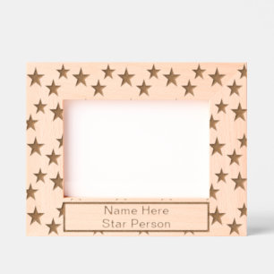 Personalised Simply Elegant Stars Etched Frames